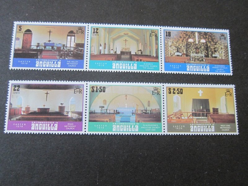 Anguilla 1979 Sc 343-8 Christmas Religion set MNH