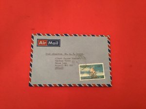 Mauritius Albert Jagger Ltd England  Airmail stamp cover R36220