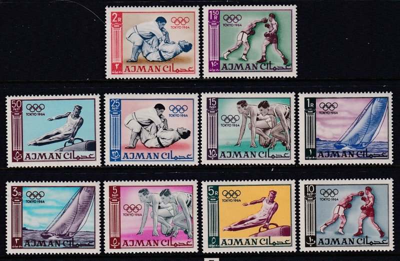 Ajman 27-36 Summer Olympics MNH VF