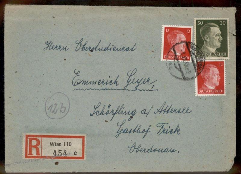 Germany 1944 Austria KLV Kinderlager Attersee AIR RAID CONTENTS Cover 89274