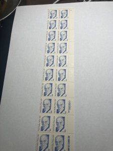 Scott 2170 White from UR sheet 2 columns 20 stamps plate # (1) M NH OG ach