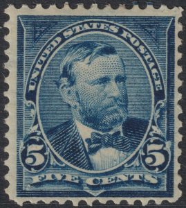 Sc# 281 U.S 1898 Ulysses S. Grant 5¢ MLH issue CV $32.50