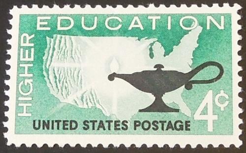 1962 4c Higher Education Scott 1206 Mint NH