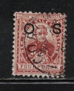 NEW SOUTH WALES Scott # O26 Used - Captain Cook With OS Overprint