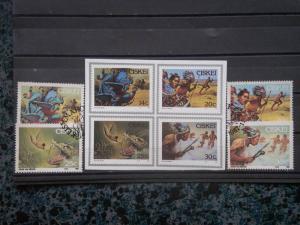 CISKEI, 1987, CTO set, Folklore, Scott 114-117