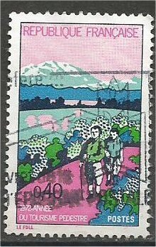 FRANCE, 1972 used 40c, Hikers, Scott 1349