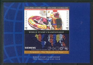 SINGAPORE 2003 WORLD STAMP CHAMPIONSHIP, MS#1058f (Siemens) MNH