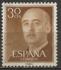 Spain; 1954; Sc. # 819; Used Single Stamp