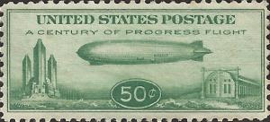 # C18 MINT STAINS CENTURY OF PROGRESS ZEPPELIN