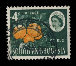 SOUTHERN RHODESIA - 1965  REDCLIFF  DOUBLE CIRCLE DATE STAMP ON SG 96