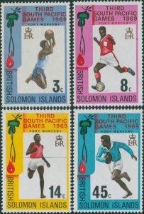 Solomon Islands 1969 SG184-187 South Pacific Games set MNH