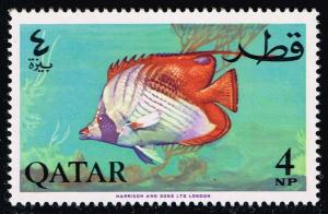 Qatar #72 Threadfin Butterflyfish; MNH (0.45)