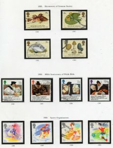 1973-1991 Complete set of Commemorative Year Sets Mostly Fine Used