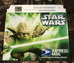 Set of 3 STAR WARS Pre-Paid USPS Express Mail Envelopes Mint