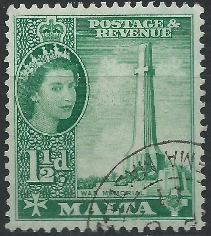 Malta 1956 - 1½d - SG269 used