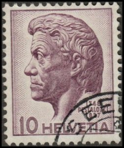 Switzerland 306 - Used - 10c Johann H. Pestalozzi (1946) (cv $0.55)