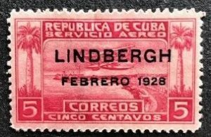 Cuba C2 MH with overprint