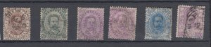 J43973 JL Stamps old 1800,s-1901 italy better kings used lot $$ cond. quite nice