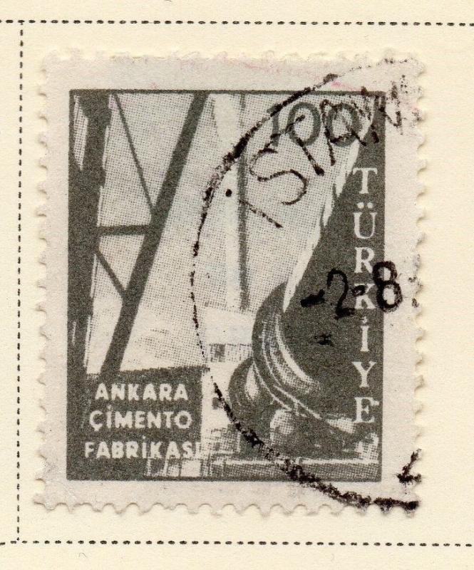 Turkey 1959-60 Early Issue Fine Used 100k. 093974