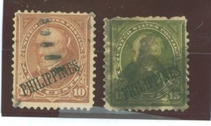 Philippines #217-218 Used Multiple