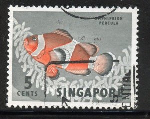 Singapore # 55b, Used.