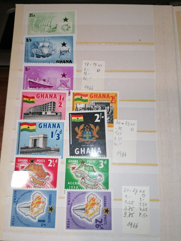 Ghana MNH collection