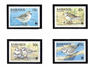 Barbados 963-66 MNH 1999 Birds