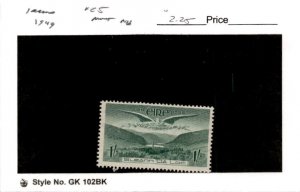 Ireland, Postage Stamp, #C5 Mint NH, 1949 Airmail (AB)