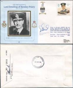 CDM7 RAF COMMANDERS SERIES Lord Dowding Signed WING Commander D Boak Biggin Hill