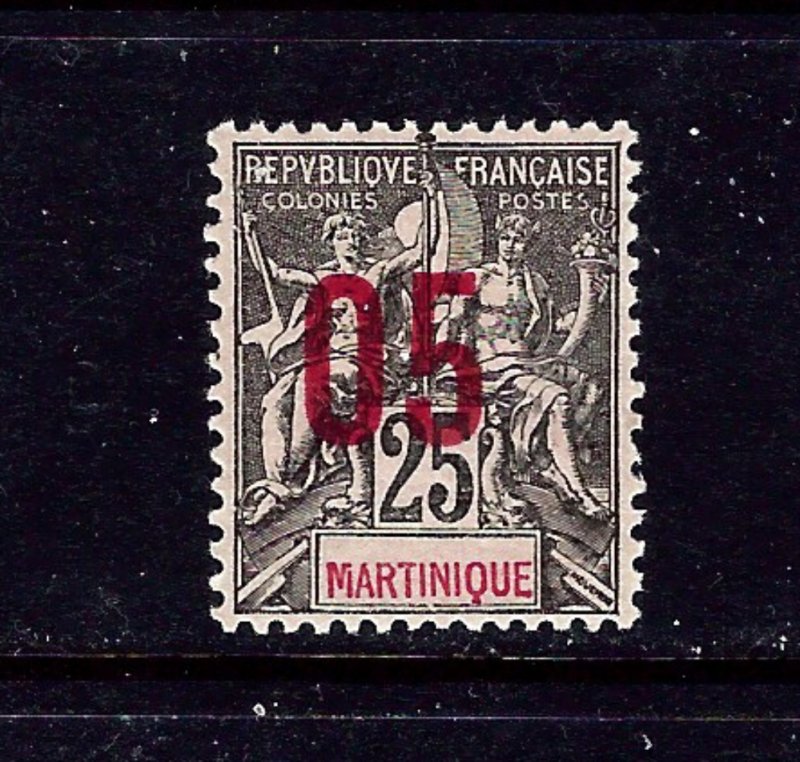 Martinique 102 MH 1912 surcharge