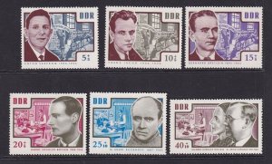 German Democratic Republic DDR #B112-B116 MNH 1964 portraits victims