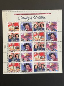 1993 American Music Series sheet, Country and Western Sc #2771-2774