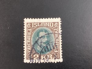 Iceland #186 used 1931