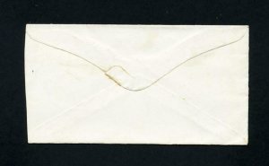 FREE SHIPPING - # 65 cover red cancel Waldo, ME, Dead Post Office - 1-8-1868