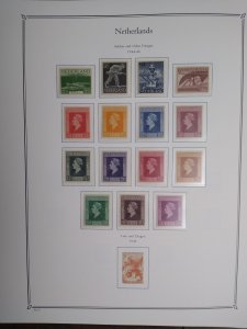 collection in album Netherlands 1852-1961 Palo album mint most MNH CV $775