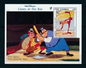 [22380] Gambia 1993 Disney Movie Casey at the Bat MNH