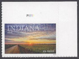 #5091 (47c Forever) Indiana Statehood P# 2016 Mint NH