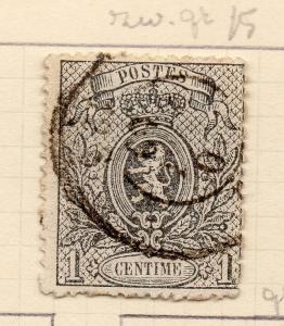 Belgium 1866-67 Early Issue Fine Used 1c. 250996