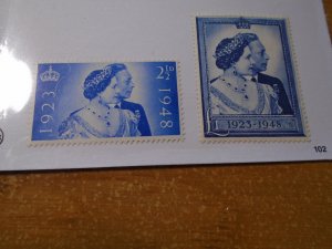 Great Britain  #  267-68  MNH