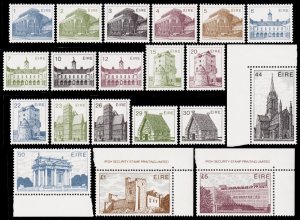 Ireland Scott 537-556 (1982-90) Mint NH VF Complete Set, CV $26.10 C