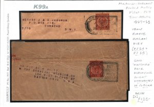 GB Covers Wrappers {2} *Buy British* SLOGANS Scarce Die 6 FS24 & FS25 1927 K99a