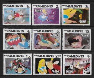 Maldive Islands 887-896 Disney Alice in Wonderland MNH c.v. $11.50