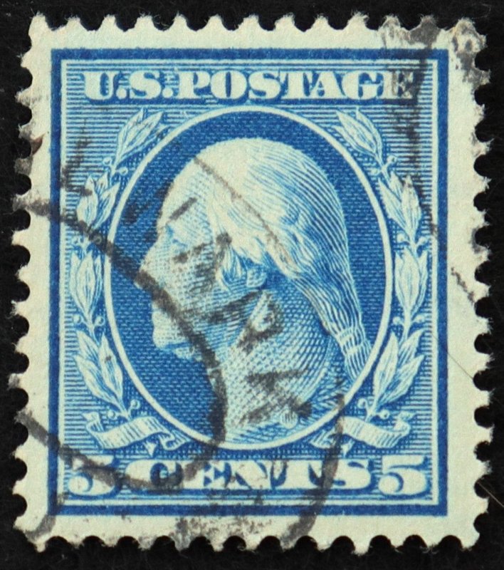 U.S. Used Stamp Scott #335 5c Washington, XF - Superb. Oval Cancel. A Gem!