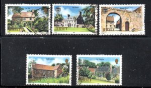 Jersey Sc 399-03 1986 Jersey Trust 50 yrs stamp set used