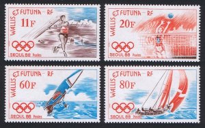 Wallis and Futuna Olympic Games Seoul 4v 1988 MNH SC#372-375 SG#535-538