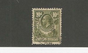 Northern Rhodesia Postage Stamp, #9 Used, 1925, JFZ