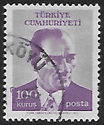 Turkey # 1881 - Kemal Atatürk - used -....{DGr13}