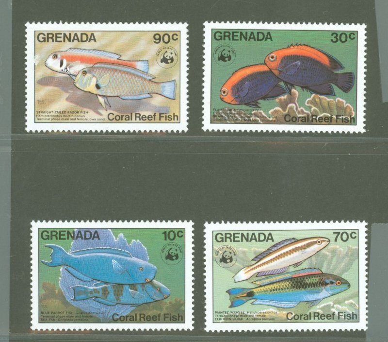 Grenada #1211-1214  Single (Complete Set) (Wildlife)