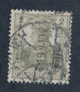   Germany 1916  Scott 96 used - 2 pf, Germania