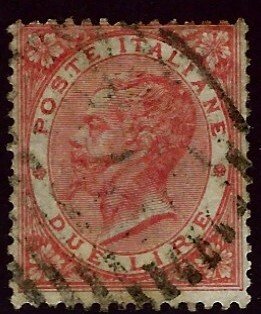 Italy SC#33 Used Fine hr SCV$140.00....Worth checking out!